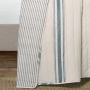 Lush Décor Farmhouse Stripe Reversible Cotton Quilt Set