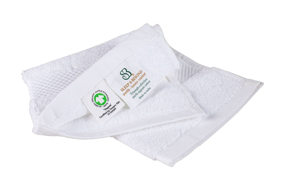 Cotton Terry Towels 16x27 Medium Weight White