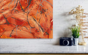 EarthWise Designs Orange Swirl - Canvas Print