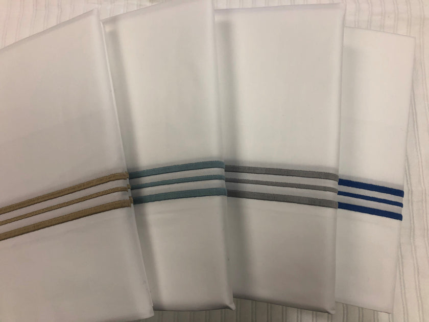 Bellino Tivoli 400 TC Hotel Collection Individual Sheets Natural Linens