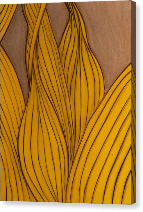 EarthWise Designs Yellow Petals - Canvas Print