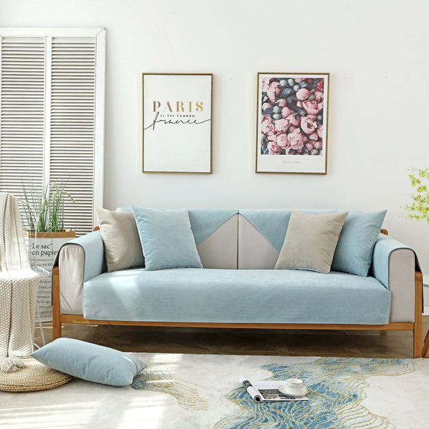 Slipcover KAS™ Waterproof Non-Slip Quilted Corduroy Sofa Covers for Pets, Sectional Couch Covers