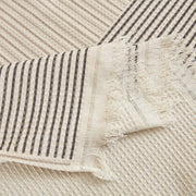 Slipcover KAS™ Cotton Jacquard Striped Sofa Cover Throw, Couch Covers for Dogs, Sectional Sofa Protector