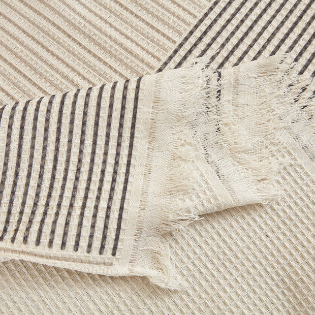 Slipcover KAS™ Cotton Jacquard Striped Sofa Cover Throw, Couch Covers for Dogs, Sectional Sofa Protector