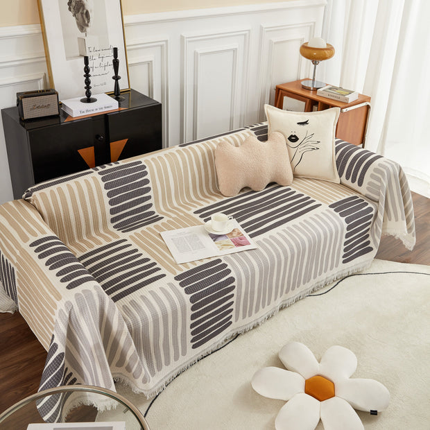 Slipcover KAS™ Cotton Sofa Blanket Cover, Throw Blanket Couch Protector, Extra Large Blanket to Cover Couch