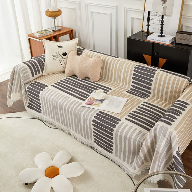 Slipcover KAS™ Cotton Sofa Blanket Cover, Throw Blanket Couch Protector, Extra Large Blanket to Cover Couch