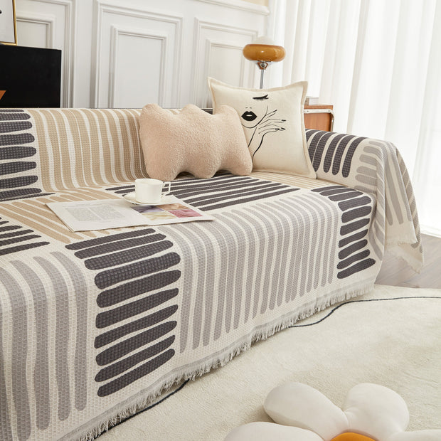 Slipcover KAS™ Cotton Sofa Blanket Cover, Throw Blanket Couch Protector, Extra Large Blanket to Cover Couch