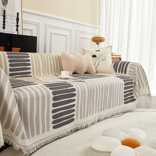 Slipcover KAS™ Cotton Sofa Blanket Cover, Throw Blanket Couch Protector, Extra Large Blanket to Cover Couch