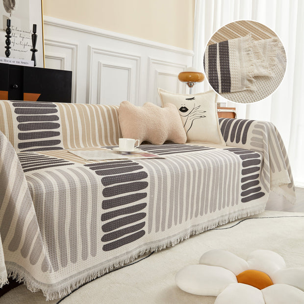 Slipcover KAS™ Cotton Sofa Blanket Cover, Throw Blanket Couch Protector, Extra Large Blanket to Cover Couch