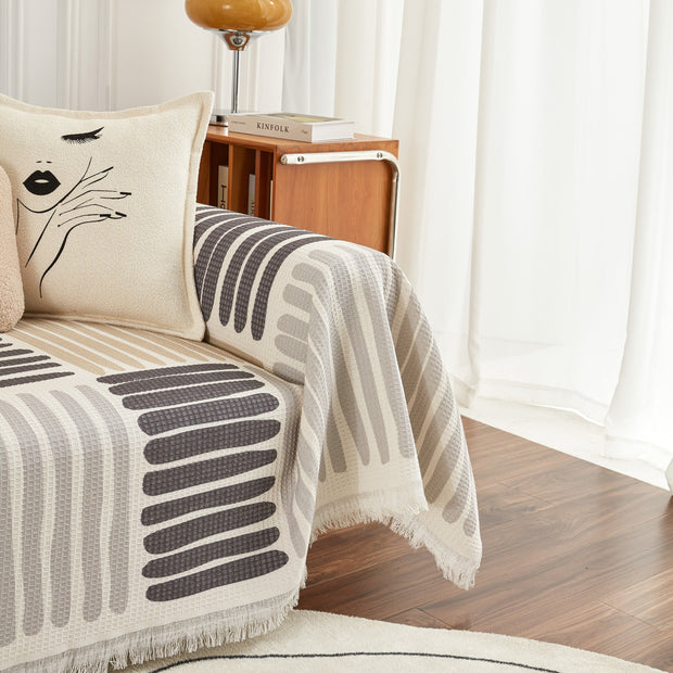 Slipcover KAS™ Cotton Sofa Blanket Cover, Throw Blanket Couch Protector, Extra Large Blanket to Cover Couch