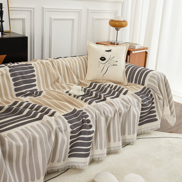 Slipcover KAS™ Cotton Sofa Blanket Cover, Throw Blanket Couch Protector, Extra Large Blanket to Cover Couch