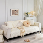 Slipcover KAS™ Cotton Quilted Sofa Cover, Non-Slip Couch Protector Fits Backrest, Seat & Armrest