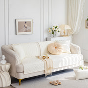 Slipcover KAS™ Cotton Quilted Sofa Cover, Non-Slip Couch Protector Fits Backrest, Seat & Armrest