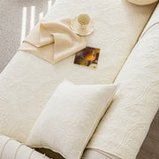 Slipcover KAS™ Cotton Quilted Sofa Cover, Non-Slip Couch Protector Fits Backrest, Seat & Armrest