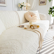 Slipcover KAS™ Cotton Quilted Sofa Cover, Non-Slip Couch Protector Fits Backrest, Seat & Armrest