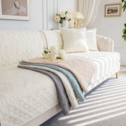 Slipcover KAS™ Cotton Quilted Sofa Cover, Non-Slip Couch Protector Fits Backrest, Seat & Armrest
