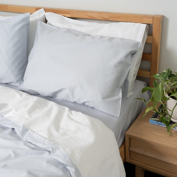 Homebird Organic Cotton Sateen Reversible Duvet Set