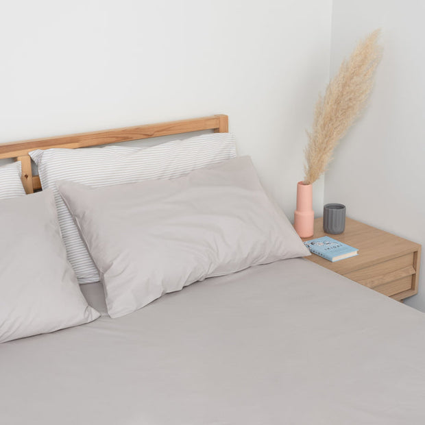 Homebird Organic Cotton Percale Fitted Sheet Set (3-piece)