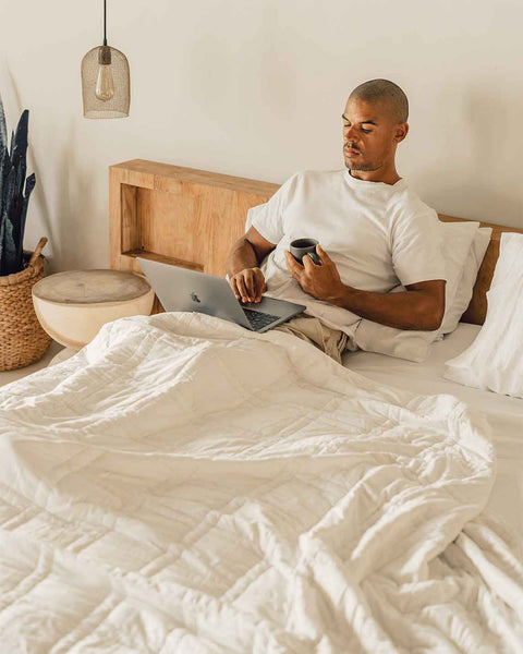 Baloo Living Weighted Comforter Natural Linens