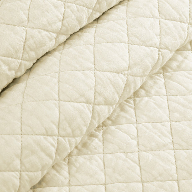 LushDecor Ava Diamond Oversized Cotton Quilt Set