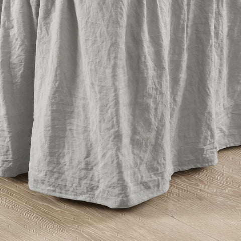 Lush Décor Ruched Ruffle Elastic Easy Wrap Around Bed Skirt