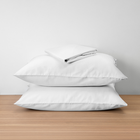 Homebird Organic Cotton Sateen Fitted Sheet Set (3-piece)