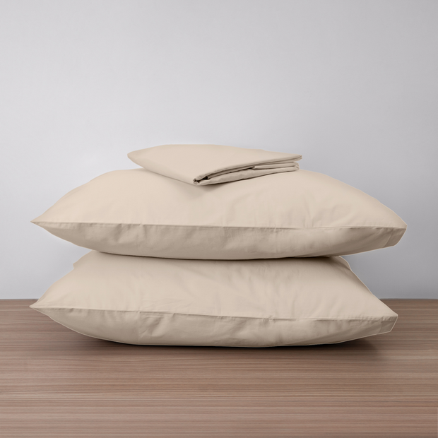 Homebird Organic Cotton Percale Fitted Sheet Set (3-piece)