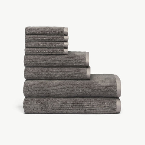 Cozy Earth Ribbed Terry Bath Towel Set