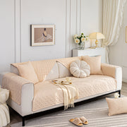 Slipcover KAS™ Cotton Quilted Sofa Cover, Non-Slip Couch Protector Fits Backrest, Seat & Armrest