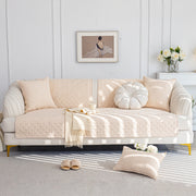 Slipcover KAS™ Cotton Quilted Sofa Cover, Non-Slip Couch Protector Fits Backrest, Seat & Armrest