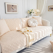 Slipcover KAS™ Cotton Quilted Sofa Cover, Non-Slip Couch Protector Fits Backrest, Seat & Armrest