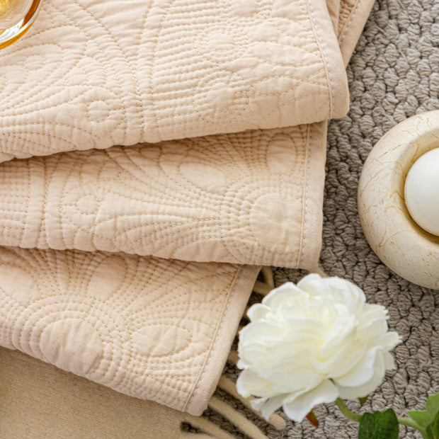 Slipcover KAS™ Cotton Quilted Sofa Cover, Non-Slip Couch Protector Fits Backrest, Seat & Armrest