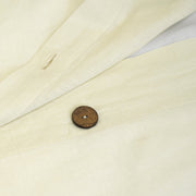 LushDecor Belgian Flax Linen Rich Cotton Blend Duvet Cover 3 Piece Set