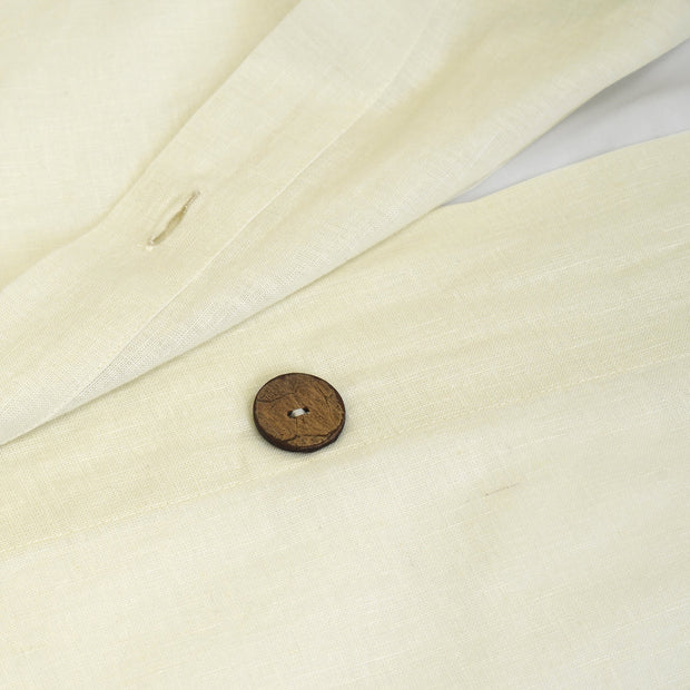 Lush Décor Belgian Flax Linen Rich Cotton Blend Duvet Cover 3 Piece Set