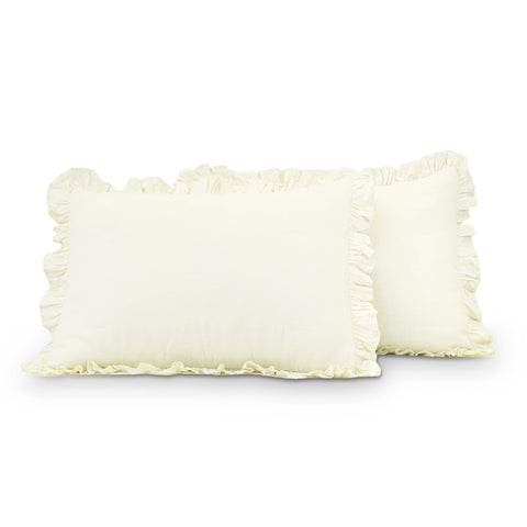 LushDecor Belgian Flax Linen Rich Cotton Blend Bedspread 3 Piece Set