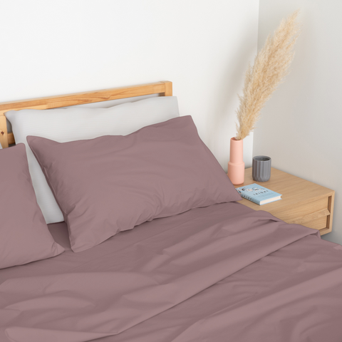 Homebird Organic Cotton Percale Flat Sheet