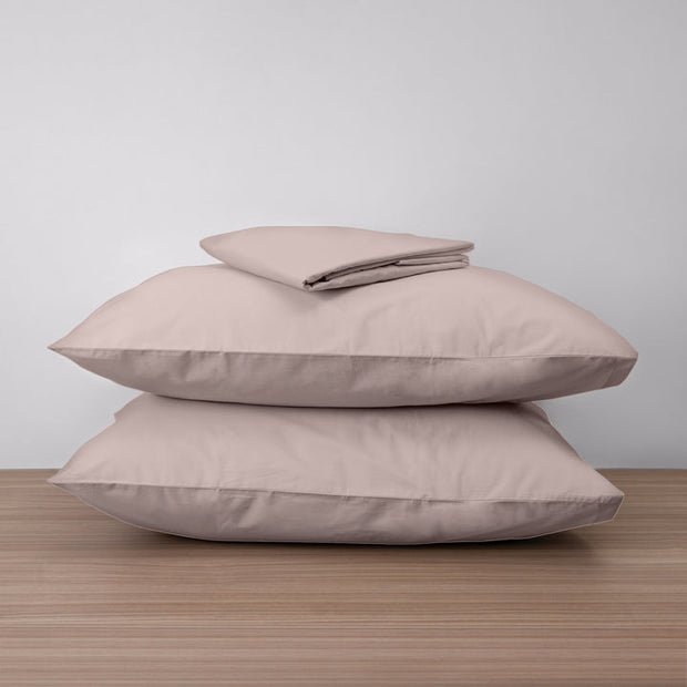 Homebird Organic Cotton Percale Fitted Sheet Set (3-piece)
