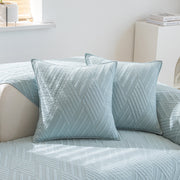 Slipcover KAS™ Quilted Geometric Cotton Sofa Cover, Non-Slip & Thick Padded Furniture Covers