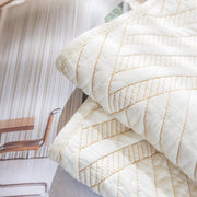 Slipcover KAS™ Quilted Geometric Cotton Sofa Cover, Non-Slip & Thick Padded Furniture Covers