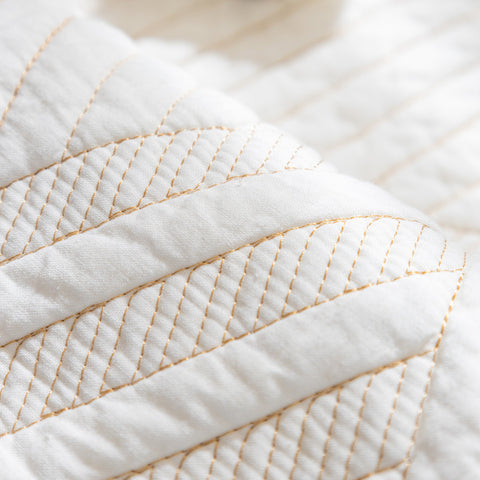 Slipcover KAS™ Quilted Geometric Cotton Sofa Cover, Non-Slip & Thick Padded Furniture Covers