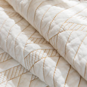 Slipcover KAS™ Quilted Geometric Cotton Sofa Cover, Non-Slip & Thick Padded Furniture Covers