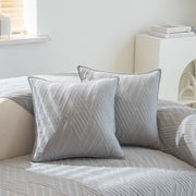 Slipcover KAS™ Quilted Geometric Cotton Sofa Cover, Non-Slip & Thick Padded Furniture Covers