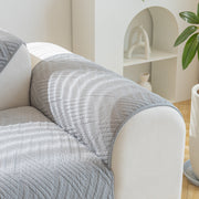 Slipcover KAS™ Quilted Geometric Cotton Sofa Cover, Non-Slip & Thick Padded Furniture Covers