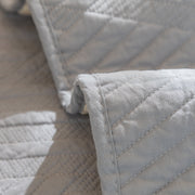 Slipcover KAS™ Quilted Geometric Cotton Sofa Cover, Non-Slip & Thick Padded Furniture Covers