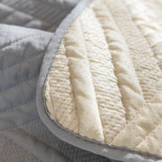 Slipcover KAS™ Quilted Geometric Cotton Sofa Cover, Non-Slip & Thick Padded Furniture Covers