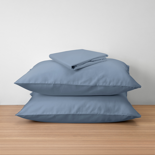 Homebird Organic Cotton Sateen Fitted Sheet Set (3-piece)