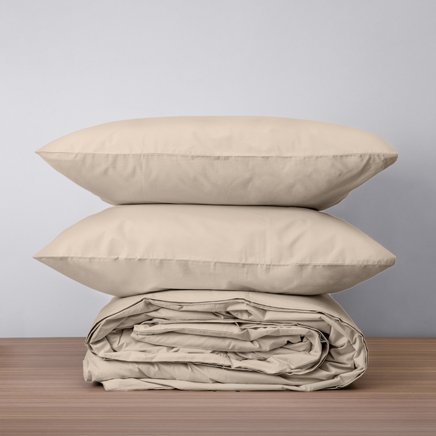 Homebird Organic Cotton Percale Duvet Set