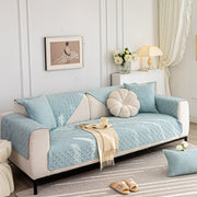 Slipcover KAS™ Cotton Quilted Sofa Cover, Non-Slip Couch Protector Fits Backrest, Seat & Armrest