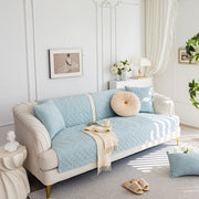 Slipcover KAS™ Cotton Quilted Sofa Cover, Non-Slip Couch Protector Fits Backrest, Seat & Armrest