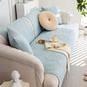 Slipcover KAS™ Cotton Quilted Sofa Cover, Non-Slip Couch Protector Fits Backrest, Seat & Armrest
